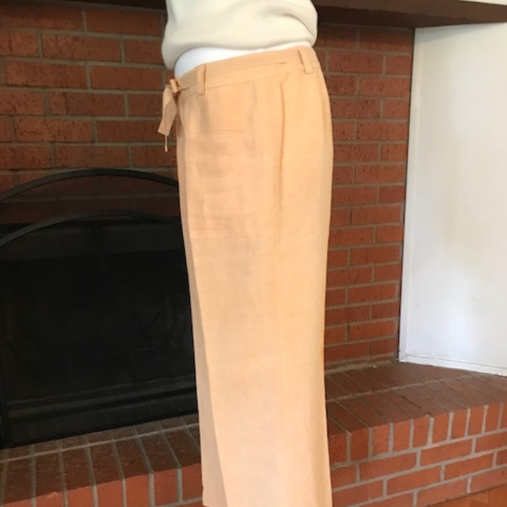Adorable SIGRID OLSEN SO BLUE Linen Capri Pants